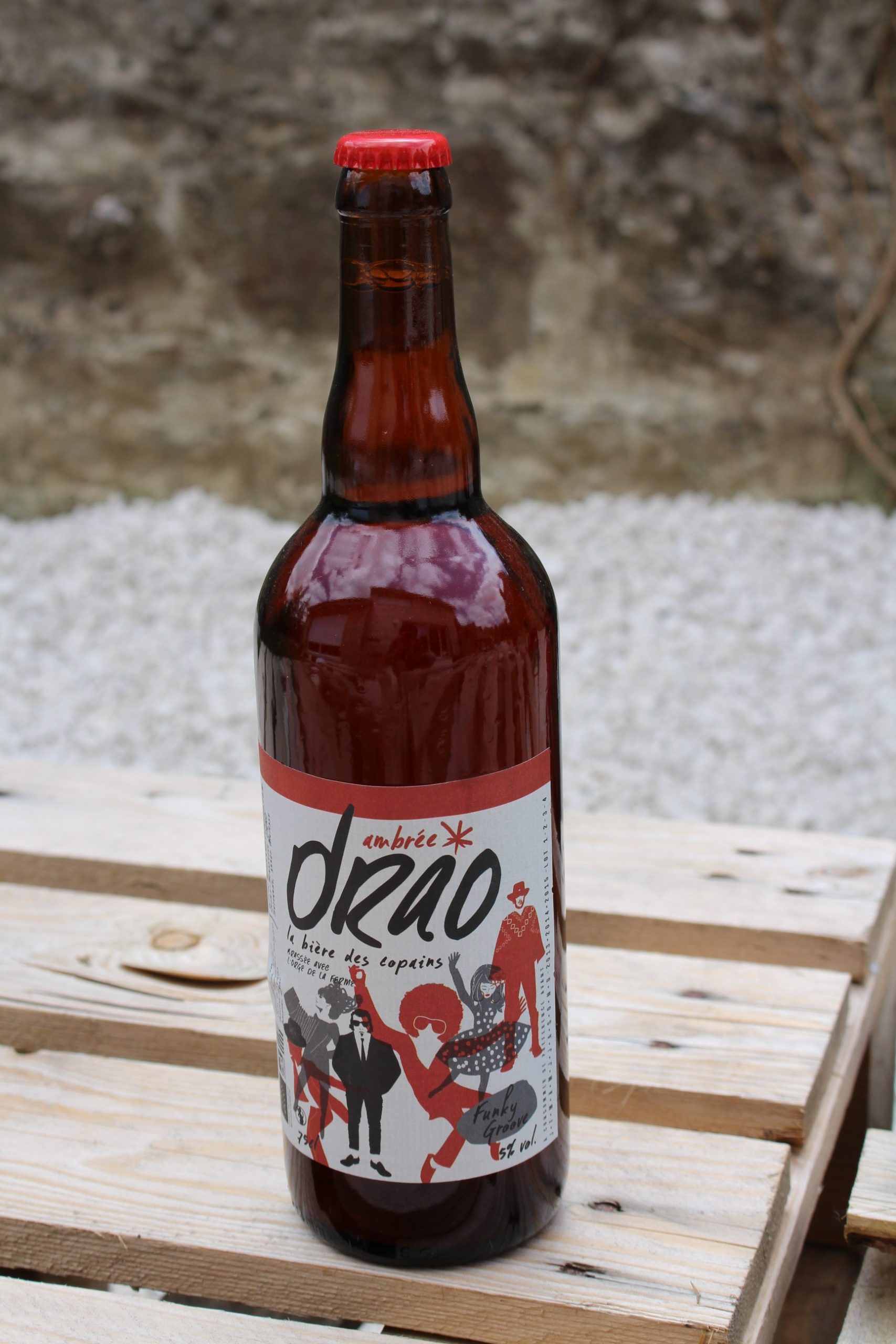 Bière Ambrée "Funky Groove" -Ferme Brasserie Drao