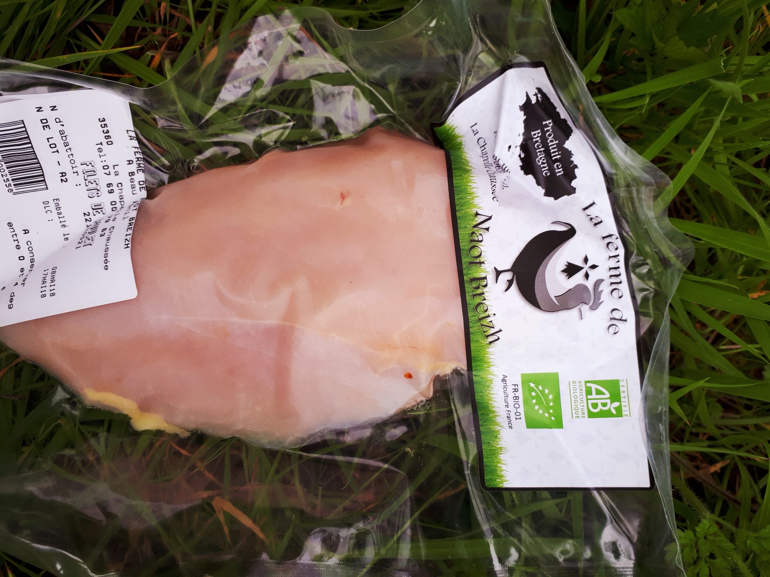 Filet de poulet - sachet de 1