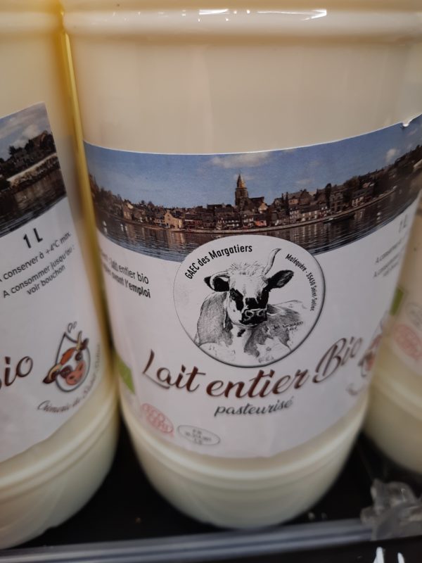 Lait entier de vache / Crèmerie St Suliac
