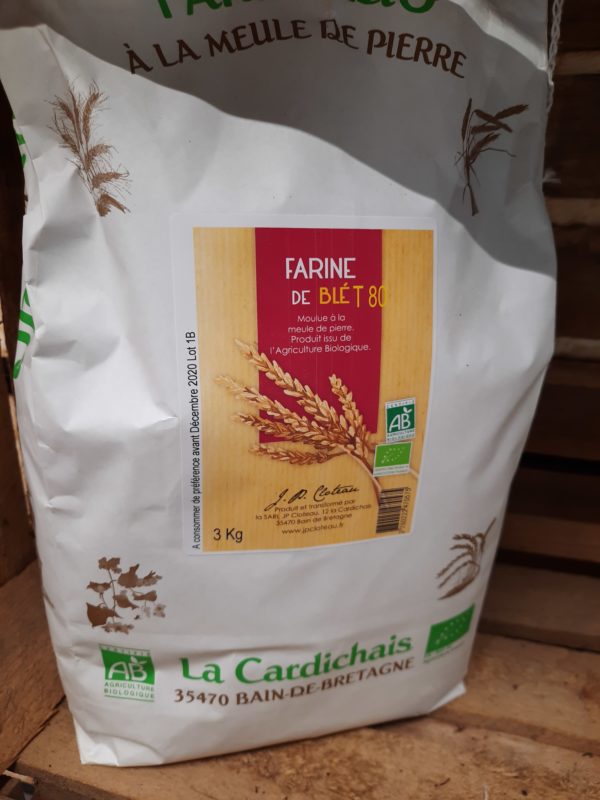 Farine de blé T80 - sac 2,5kg