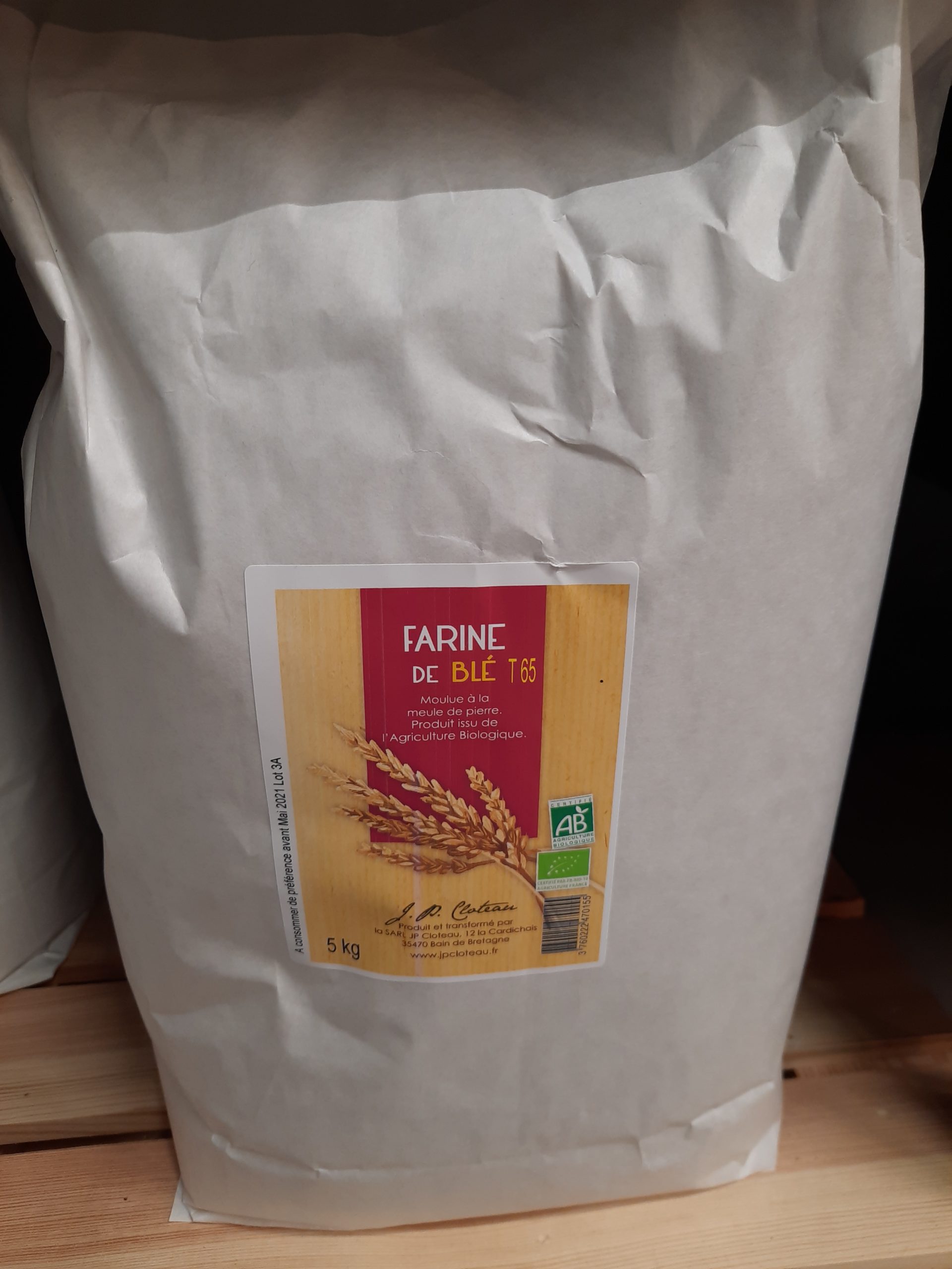 Farine de blé T80 - sac 5kg