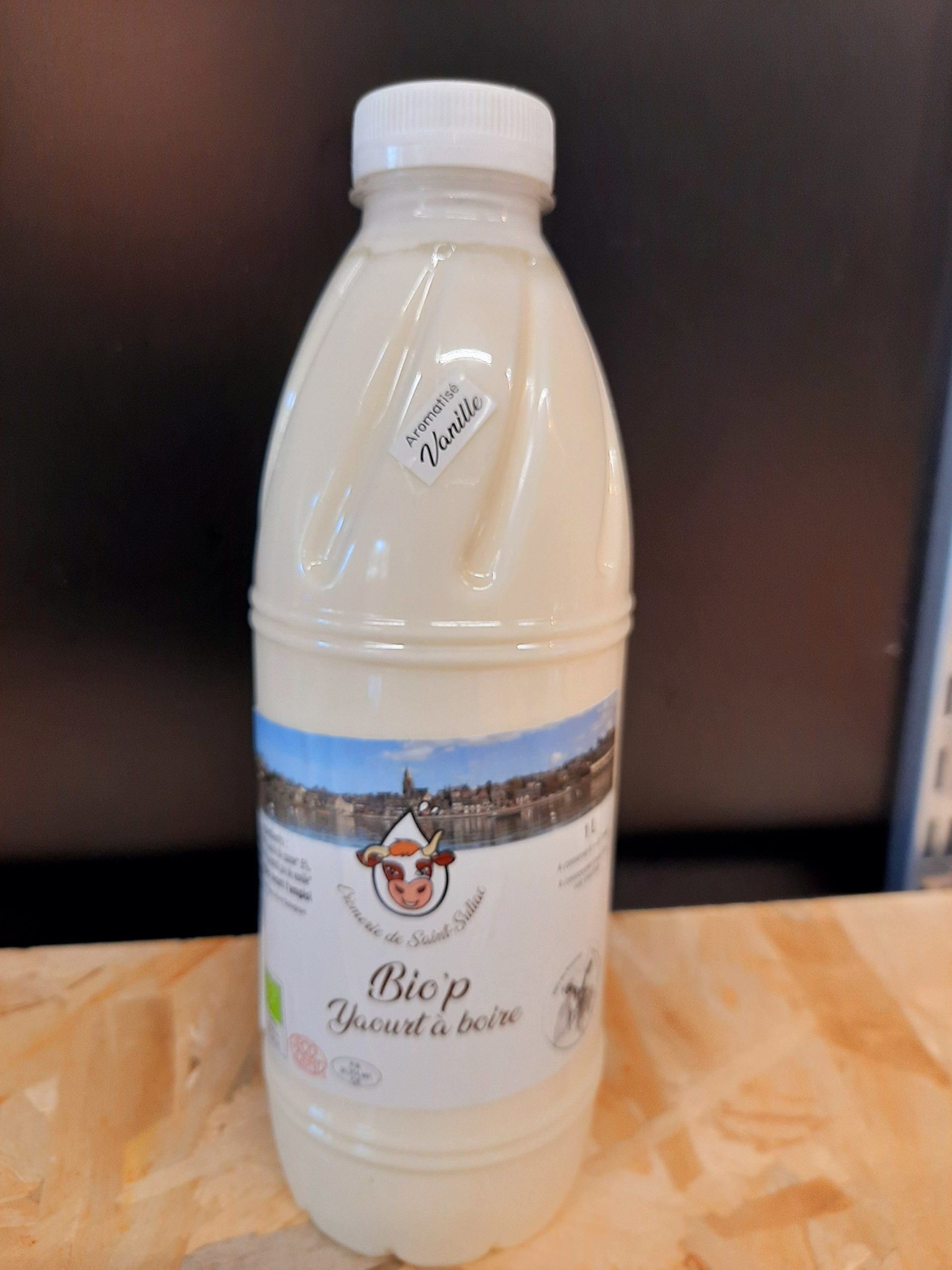 Biop vanille au lait de vache / Crèmerie St Suliac