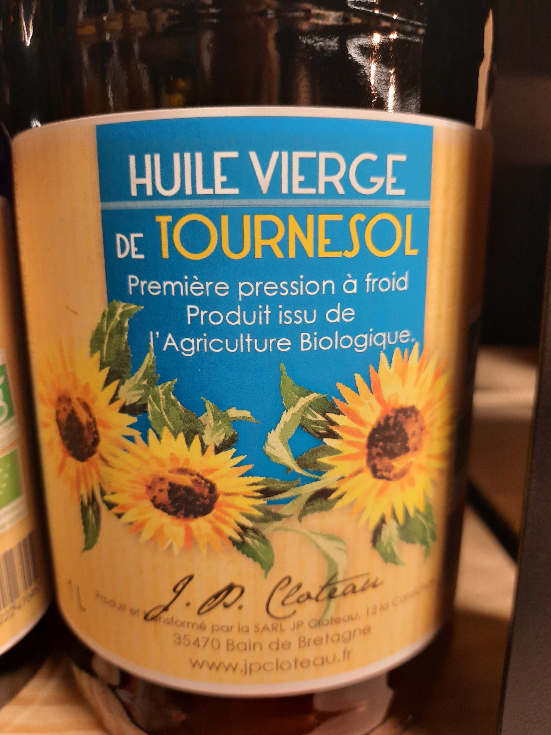 Huile de tournesol 1L - Solucious