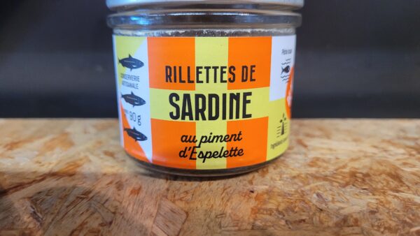 Rillette sardines au piment d'Espelette