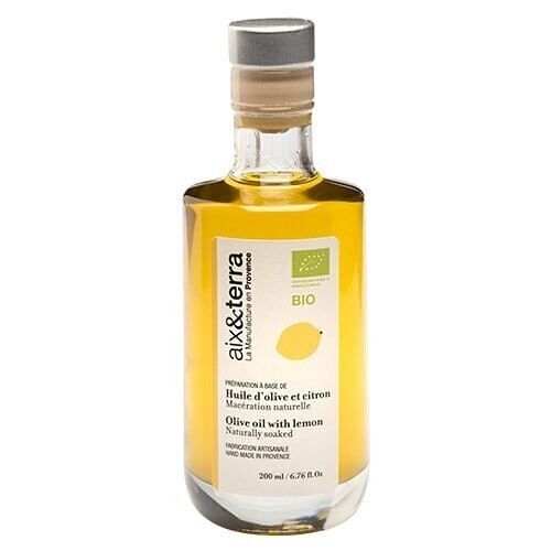 Huile d'olive citron (macération naturelle)