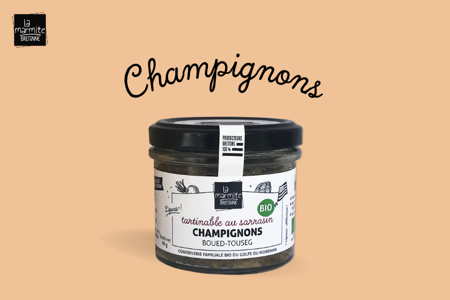 Tartinable champignon sarrasin