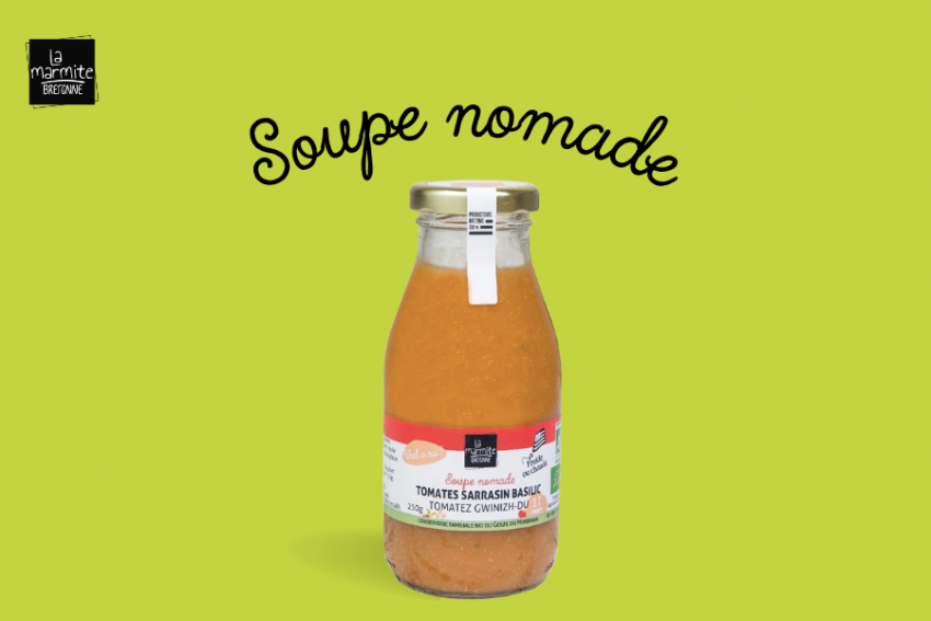 Soupe tomate sarrasin format nomade