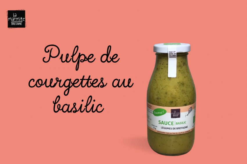 Sauce condiment courgettes & basilic