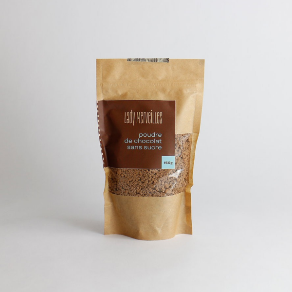 Poudre chocolat non sucrée