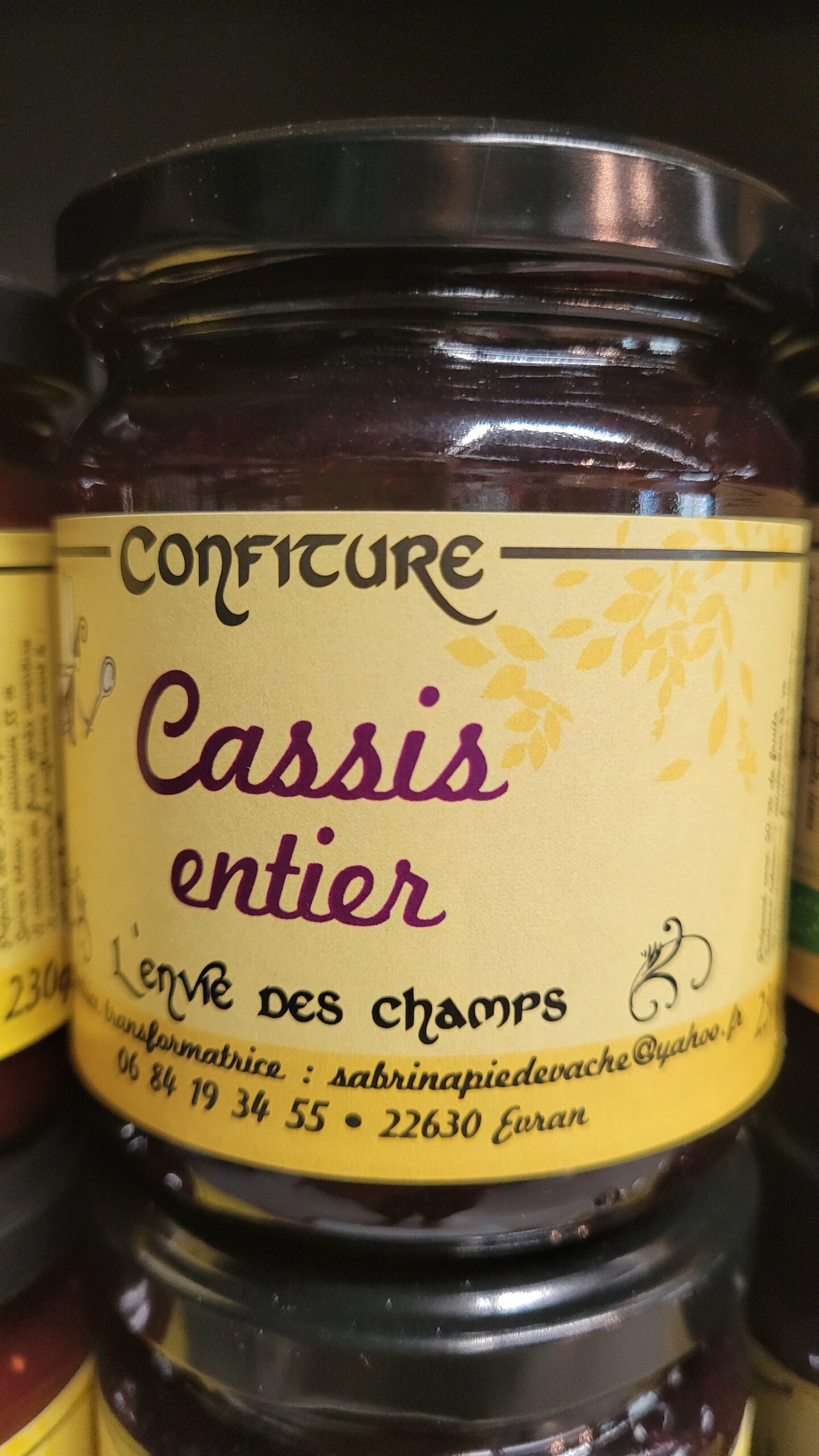 Gelée cassis